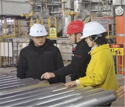 市检验研究院党支部深入企业调研，助推新材料检验服务升级